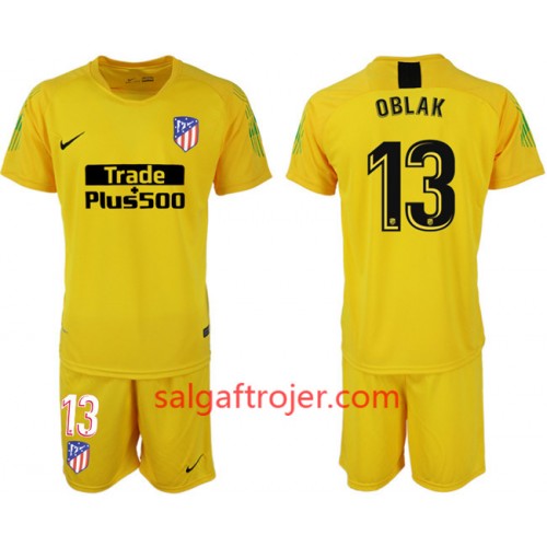 Atlético Madrid Fodboldtrøjer Målmand Oblak 13 Børn sæt 2018/19 Kort ærmer Atlético Madrid Fodboldtrøjer Målmand Oblak 13 Børn sæt 2018/19 Kort ærmer